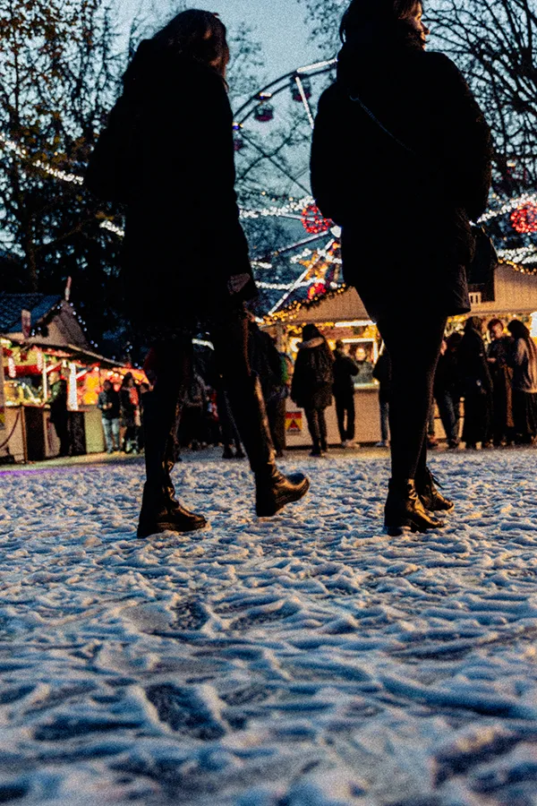 Shooting photo rennes - Tourisme Bretagne - marché de noel, neige