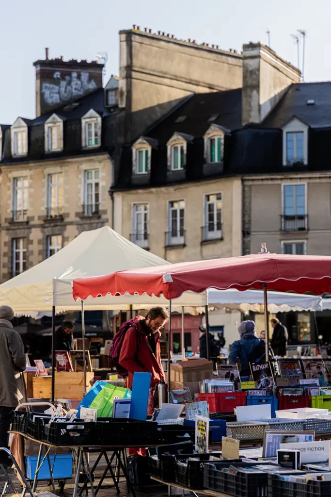 Photographie Rennes centre marché place saint-anne - Quentin Lesturgeon - GrandMur